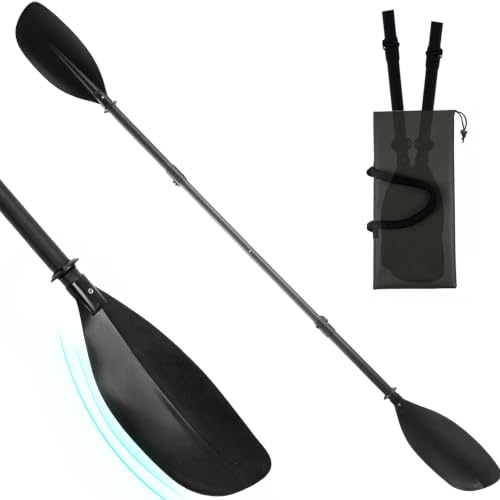 Adjustable Fishing Kayak Paddle - 60-90" Length, Lightweight & Durable