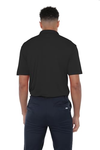 Men's Short Sleeve Polo Shirt - Black - Abilene Christian University