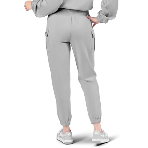 Ohio State Buckeyes NCAA Cargo Fleece Joggers for Women - Medium