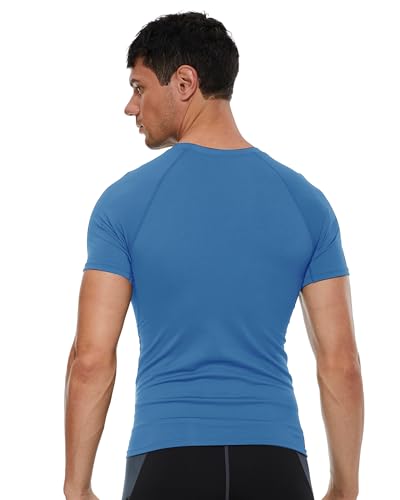 Men's Short Sleeve Compression Shirt - Cool Dry Athletic Undershirt
