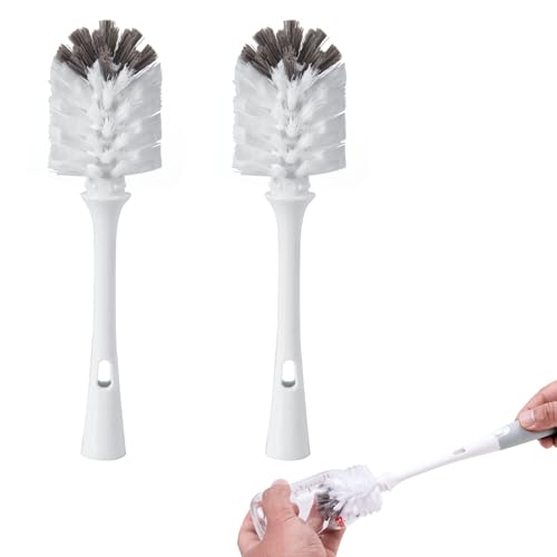 Bottle Brush Replacement Head - 2 Pack for Effective Cleaning