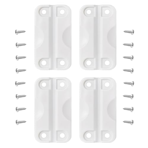 Cooler Hinge Replacement Kit for Igloo 50-165 Qt - White, 4 Pack