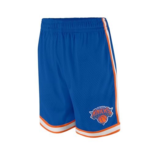 NBA Men's Air Mesh Basketball Shorts - New York Knicks, Large