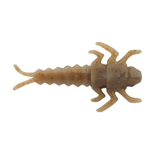 Gulp! Alive! Stonefly Fishing Soft Bait - Smog, 1.25"