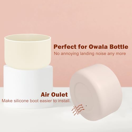 Silicone Boot for Owala FreeSip Water Bottle - Chambray/Pink Dusk