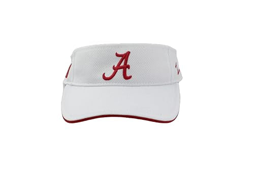Alabama Crimson Tide Golf Visor Hat - Adjustable Velcro Cap