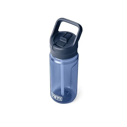 600 mL Yonder Water Bottle with Straw Cap - Navy