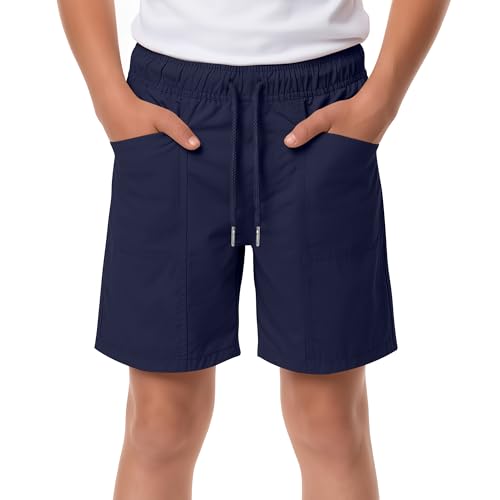 Boys Quick-Dry Athletic Shorts - Yooo's Vivi (5-14 yrs) Nylon