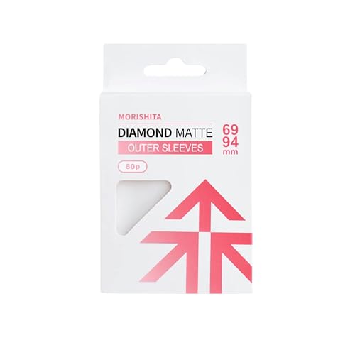 Morishita Diamond Matte Card Sleeves 80 Pack for PTCG, MTG, OPCG, Standard Size