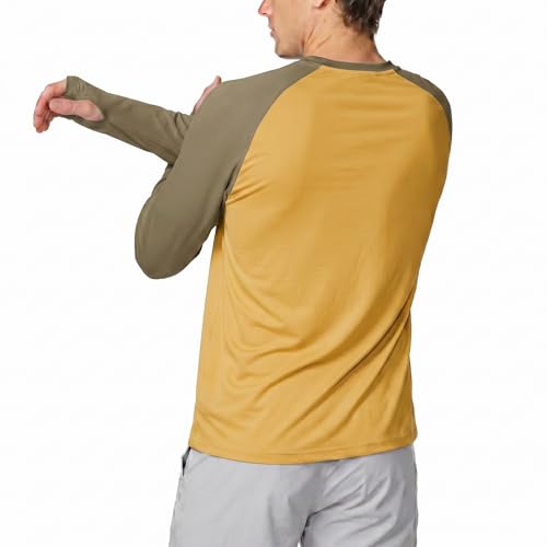 Men's UPF 50+ Long Sleeve Sun Shirt - XX-Large Mocha Sandstorm