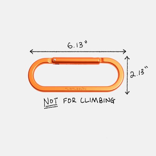 Turtlebox Carabiner Clip-on Speaker Attachment - Lightweight Durable Outdoor Accessory