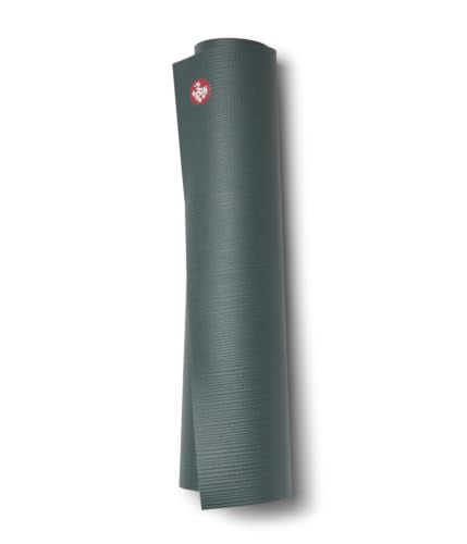 Yoga Mat 6mm - Premium Studio Quality - Black Sage 71" x 26"