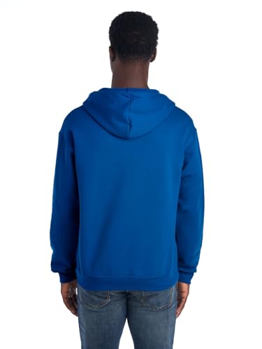 Jerzees NuBlend Full Zip Hoodies for Men - Cotton Blend, S-3X, Royal, Medium