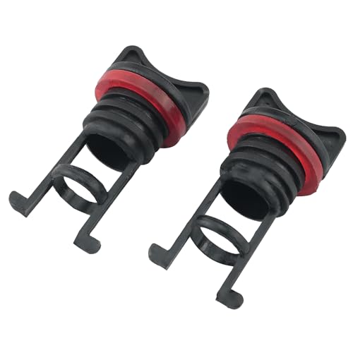 2 Pack Nylon Boat Drain Plugs for Kayaks and Canoes