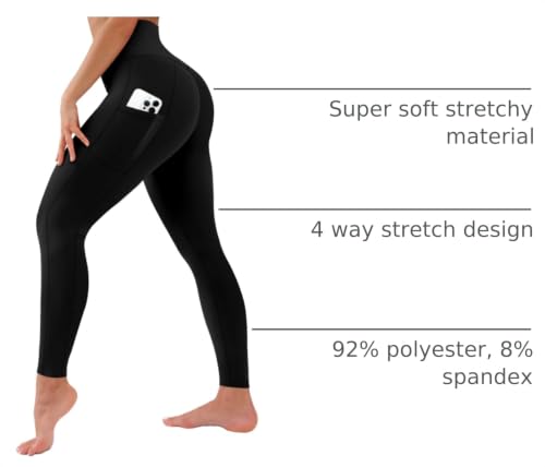Laite Hebe Leggings for Women - High Waisted Full Length Buttery Soft