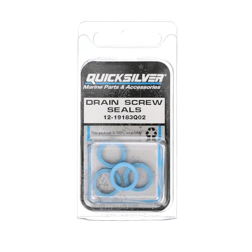 Lower Unit Gear Lube Drain Fill Screw Seal with Gaskets