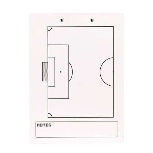Soccer Coaches Clipboard - Double-Sided Dry Erase Whiteboard