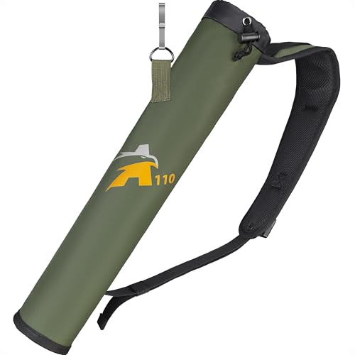 Archery Arrow Quiver with Shoulder Belt - Green