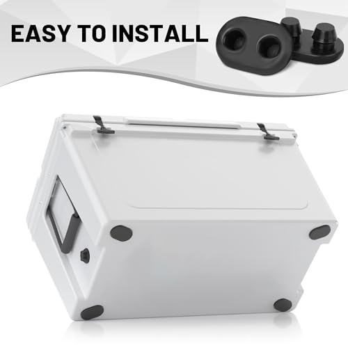 Non-Slip Rubber Feet Replacement for RTIC & YETI Coolers - 2 Pack