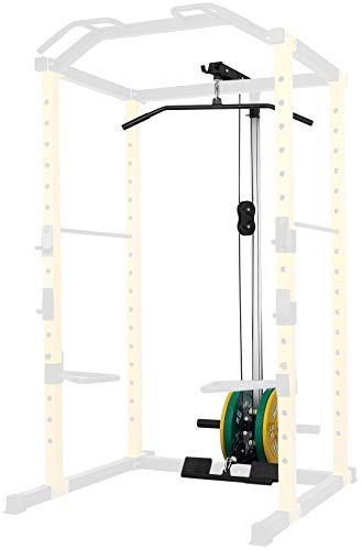 Adjustable Power Rack Attachment - Lat Pulldown V1 for Home Gym