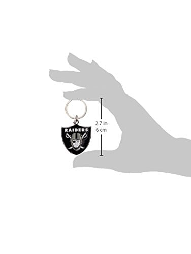 Las Vegas Raiders NFL Chrome Key Chain - Team Logo Design