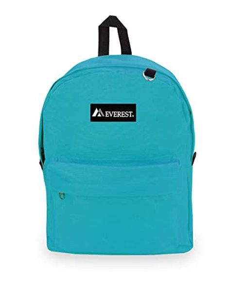 Everest Classic Backpack, Turquoise, One Size