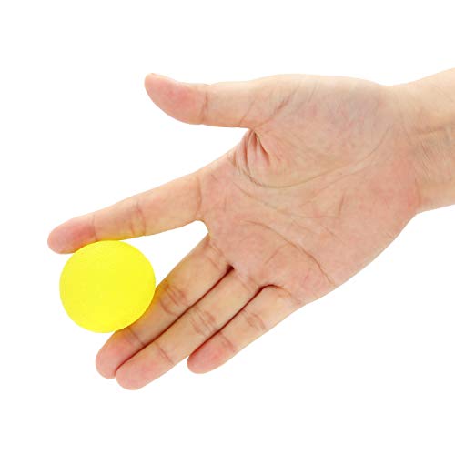 Stress Balls Set with Carry Bag - 3 Resistance Levels - Red/Yellow/Blue