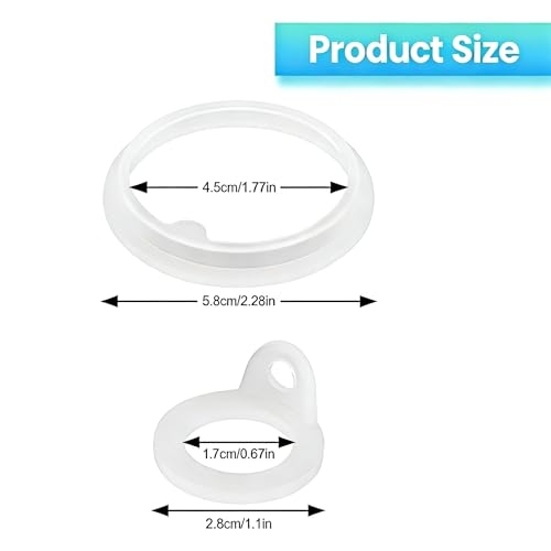 Replacement Silicone Gaskets for Actives Spout Lid - 6 Pack