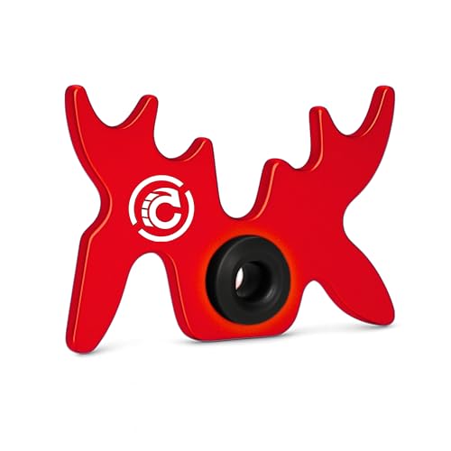 Cru5h Billiards Red Moose Head Pool Cue Bridge Rest - Portable Aluminum