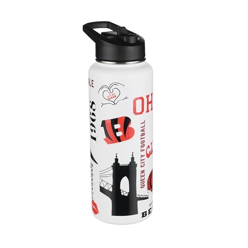 Indianapolis Colts 34oz Official Licensed Team Spirit Water Bottle - Sports Hydration