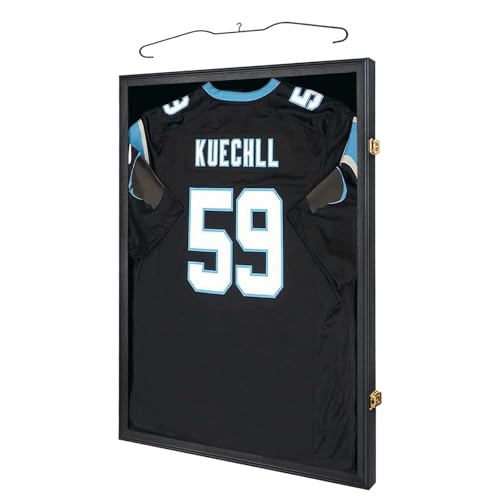 Lockable Shadow Box Jersey Frame for Sports Memorabilia - 31.25" x 23.25"
