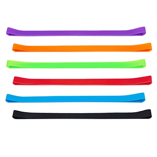 6 Pack Beach Towel Bands - Windproof Silicone Clips in 6 Colors
