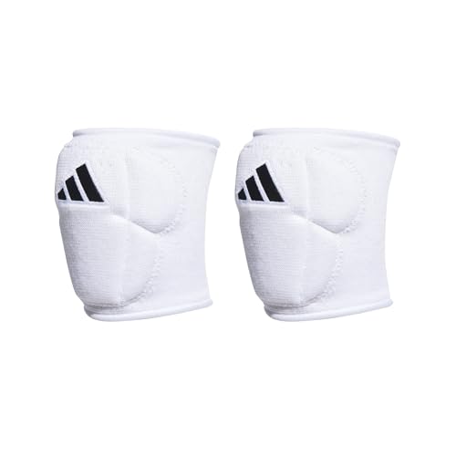 5-Inch Volleyball Kneepads - Medium, White/Black