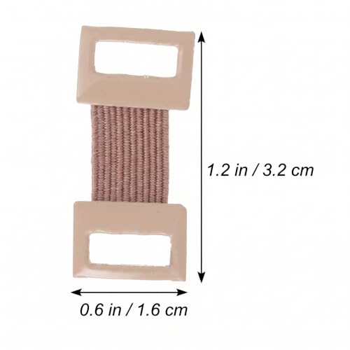 10-Pack Brown Metal Bandage Clips - Replacement Fasteners for First Aid