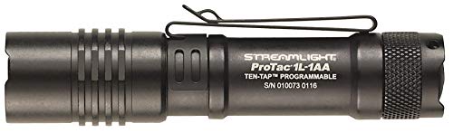 Streamlight ProTac 1L-1AA Tactical Flashlight Black – Compact, Waterproof, Multi-Mode LED