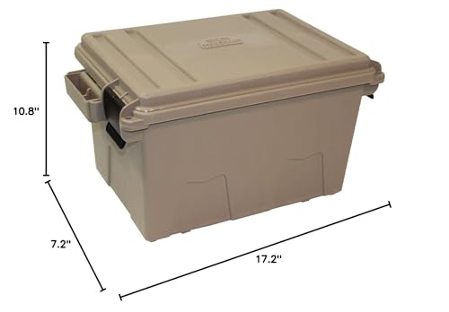 MTM TMCAK Tactical Magazine Storage Case - Water-Resistant, Stackable, Holds 9 AK Mags