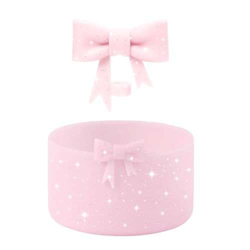 Cup Accessories Set for Stanley Quencher H2.0 Tumbler - Glitter Pink