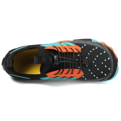 SAGUARO Women's Quick-Dry Water Shoes Size 6.5 Black Wide Toe Box