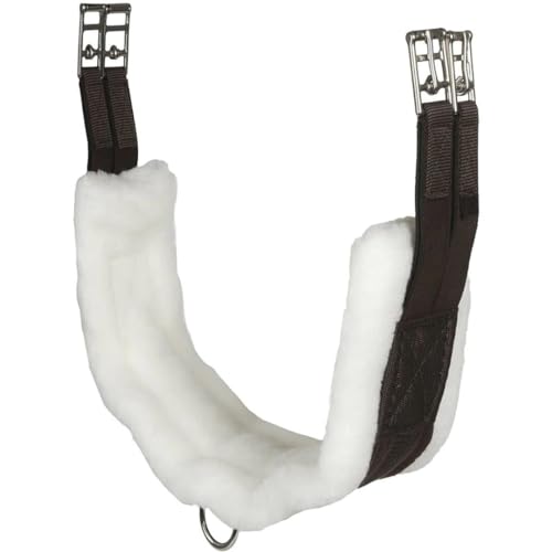 Intrepid International 40 Lite Breathable Fleece Horse Girth for English Saddle, Double Elastic