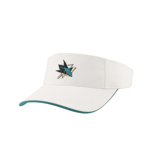 San Jose Sharks Visor - Officially Licensed NHL Impact White