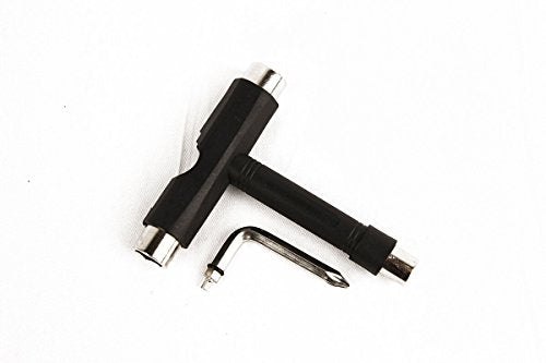 Skateboard T-Tool - All-in-One Repair Tool with 3 Nut Drivers