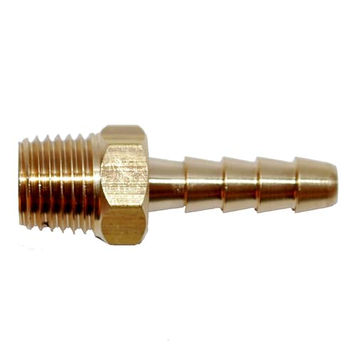 Universal Fuel Connector Fitting - 3/8-Inch Brass Adapter