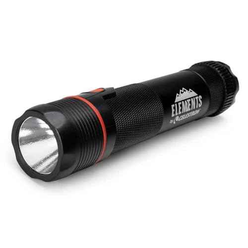 Celestron ? Elements ThermoTorch 3 Astro Edition ? Rechargeable Red LED Flashlight ? Ergonomic Hand Warmer & USB Power Bank ? 3-in-1 Tactical Tool ? 3350 mAh Lithium-Ion Battery