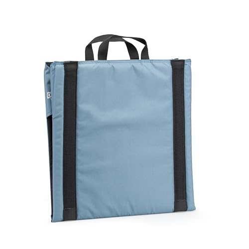 Crazy Creek The Chair Smokey Blue — Lightweight, Water-Resistant Camping & Stadium Seat with Adjustable Straps
