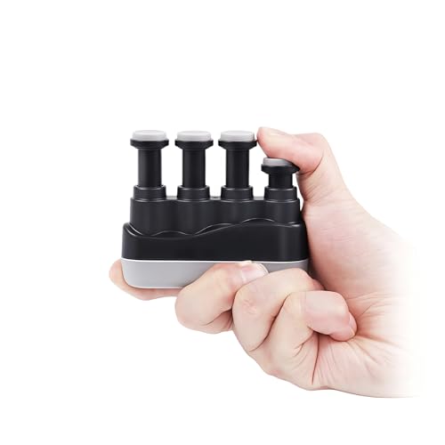 Finger Strengthener Hand Grip Trainer - Black & Gray