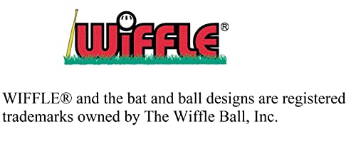 Wiffle Plastic Golf Balls - 12 Pack White PVC Slow Flight Golf Balls