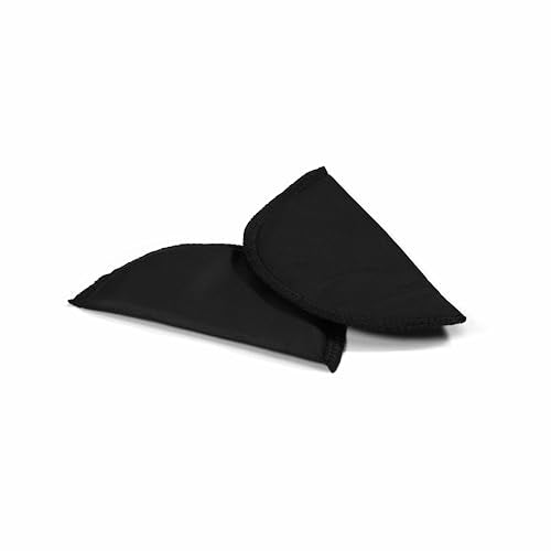 Shoulder Pads - Covered All-Purpose, 1/4 Inch, Black