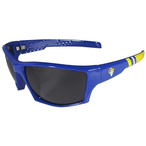 Los Angeles Rams Edge Wrap Sunglasses - Smoke