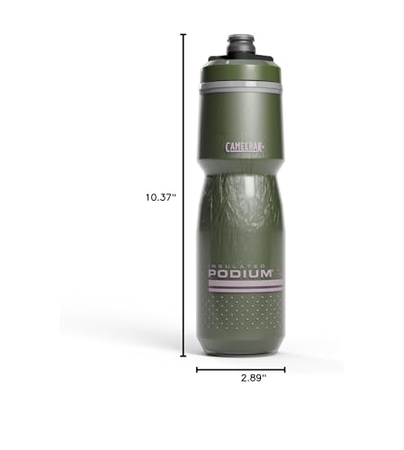 Podium Chill Insulated Water Bottle 24oz - Deep Fern