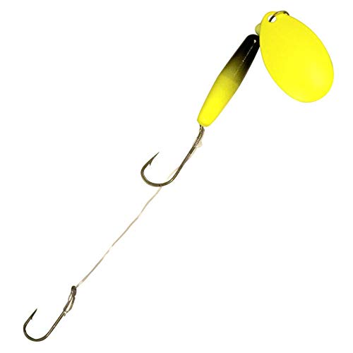 Floating Harness with #4 Indiana Blade - 40" Snell - Chartreuse